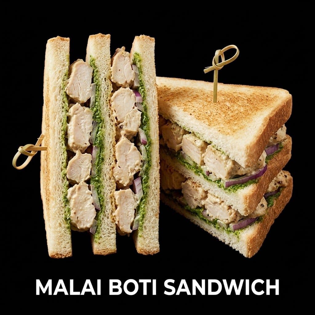 Malai Boti Sandwich
